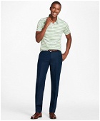 Brooks Brothers Men's Milano Fit Linen and Cotton Chino Pants | Navy