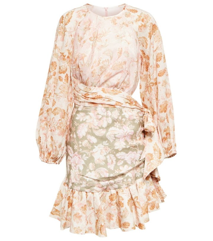 Photo: Zimmermann - Floral linen minidress