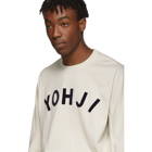 Y-3 Off-White Yohji Letters Long Sleeve T-Shirt