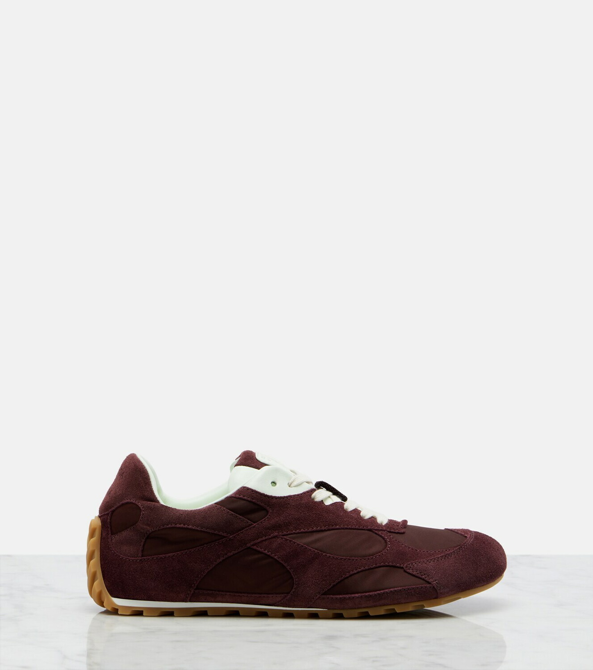 Bottega Veneta Orbit Flash suede-trimmed sneakers