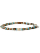 Luis Morais - Gold and Jasper Beaded Bracelet