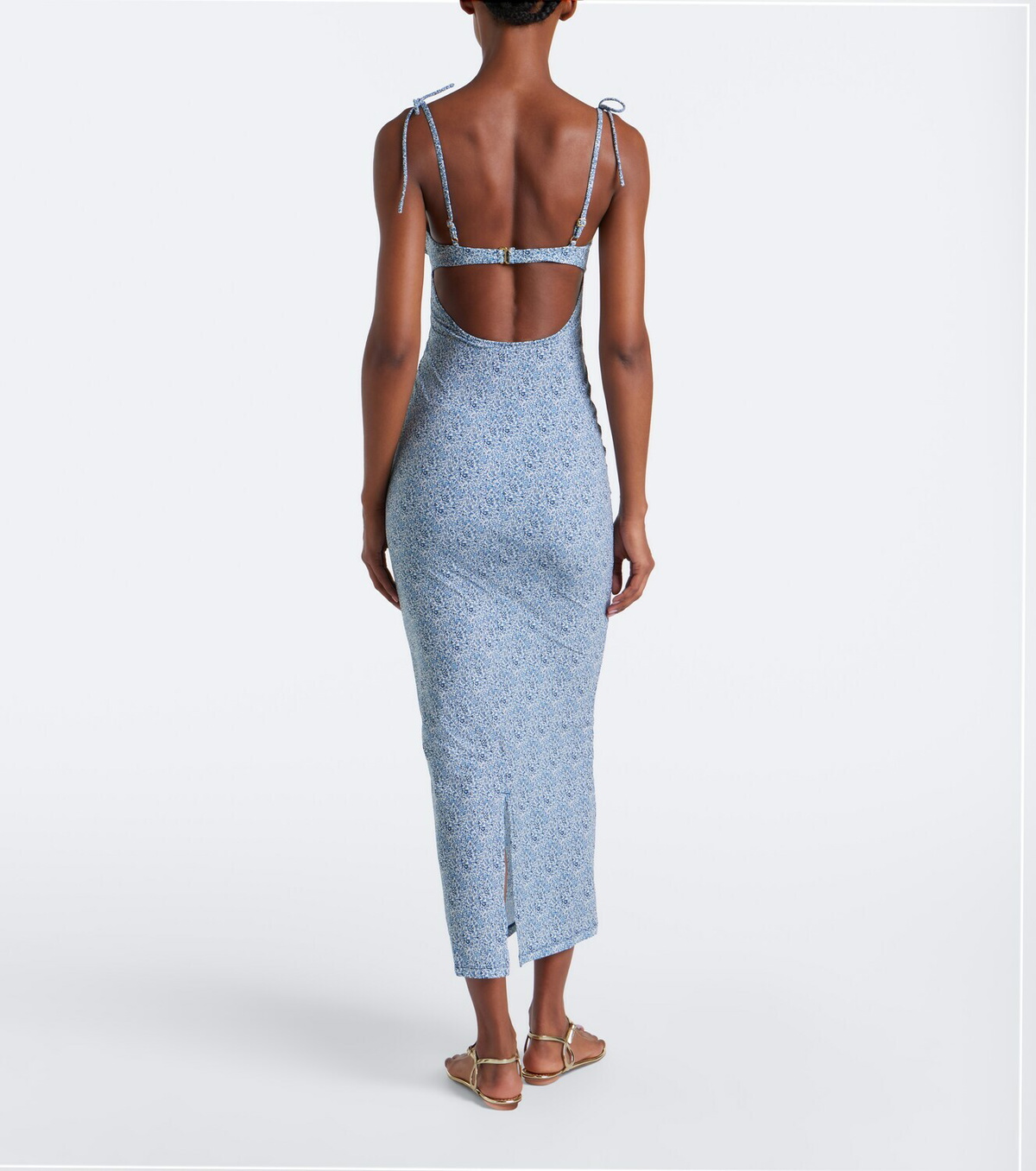 Montce Petal floral maxi dress
