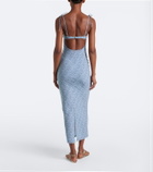 Montce Petal floral maxi dress