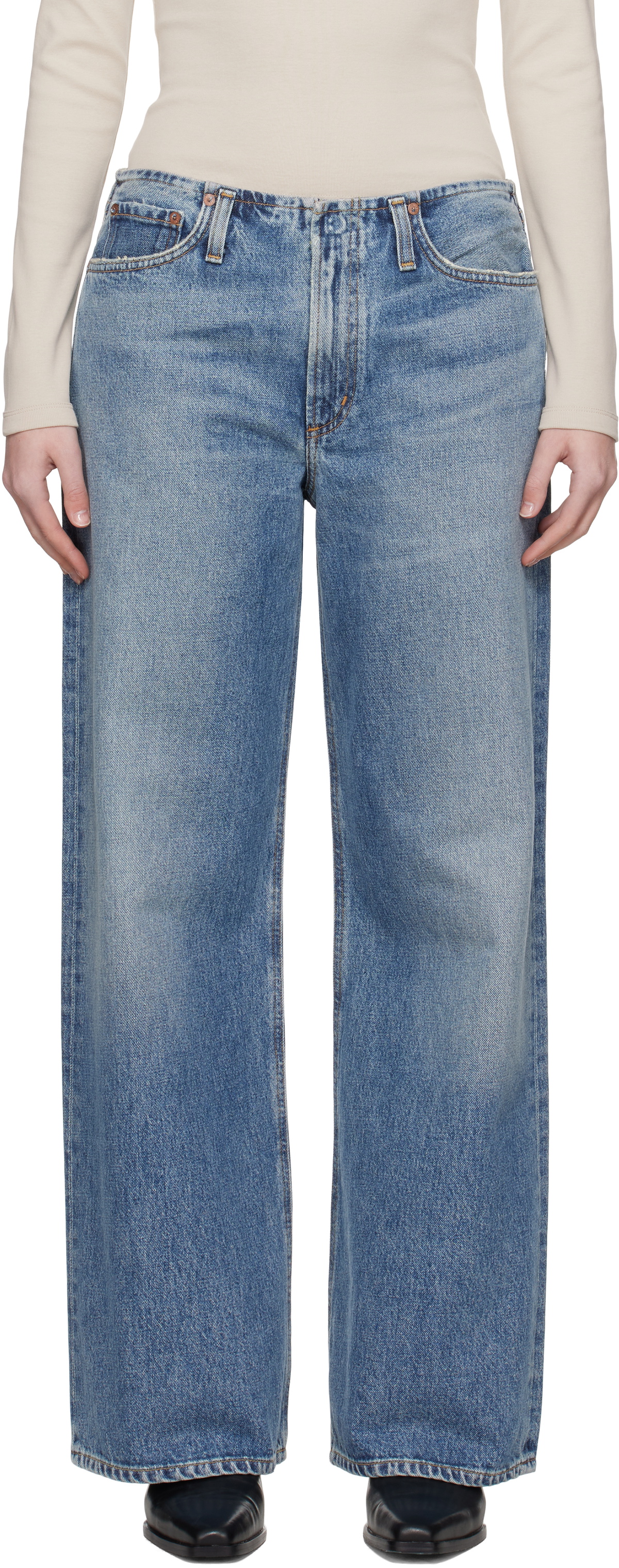 AGOLDE Blue Lex Jeans AGOLDE