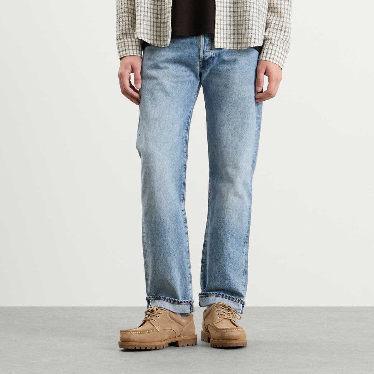 Levi's Men's Red Tab Exclusive 501® Selvedge Jeans in Beautiful Disaster Selv