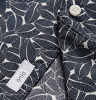 Onia - Liberty London Vacation Camp-Collar Printed Cotton-Poplin Shirt - Navy