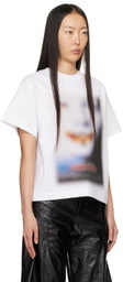 Puppets and Puppets White 'Out Of Focus Silence' T-Shirt