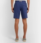 Vilebrequin - Bolide Striped Cotton-Seersucker Shorts - Blue