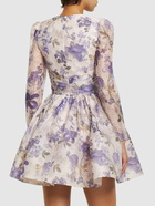 ZIMMERMANN - Lyrical Printed Linen & Silk Mini Dress