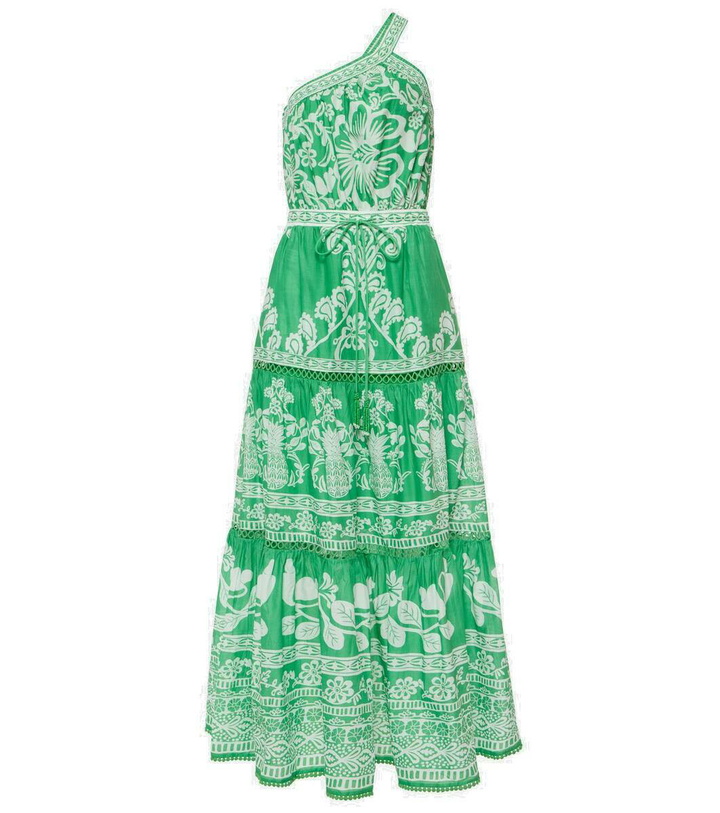 Photo: Farm Rio Sweet Garden Green cotton maxi dress