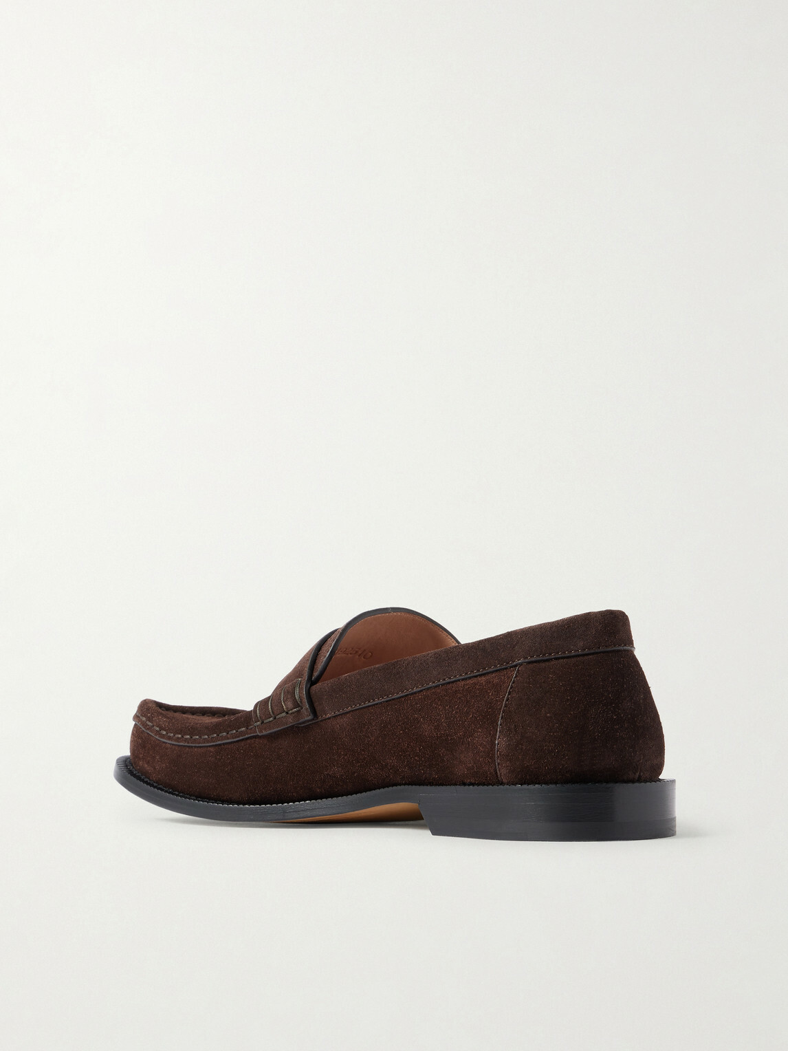 LOEWE - Campo Suede Loafers - Brown