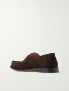 LOEWE - Campo Suede Loafers - Brown