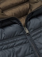 Brioni - Slim-Fit Quilted Recycled Shell Down Jacket - Blue