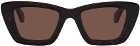 ALAÏA Tortoiseshell Rectangular Sunglasses