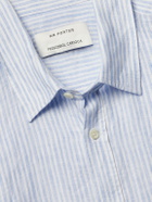 Frescobol Carioca - Striped Linen Shirt - Blue