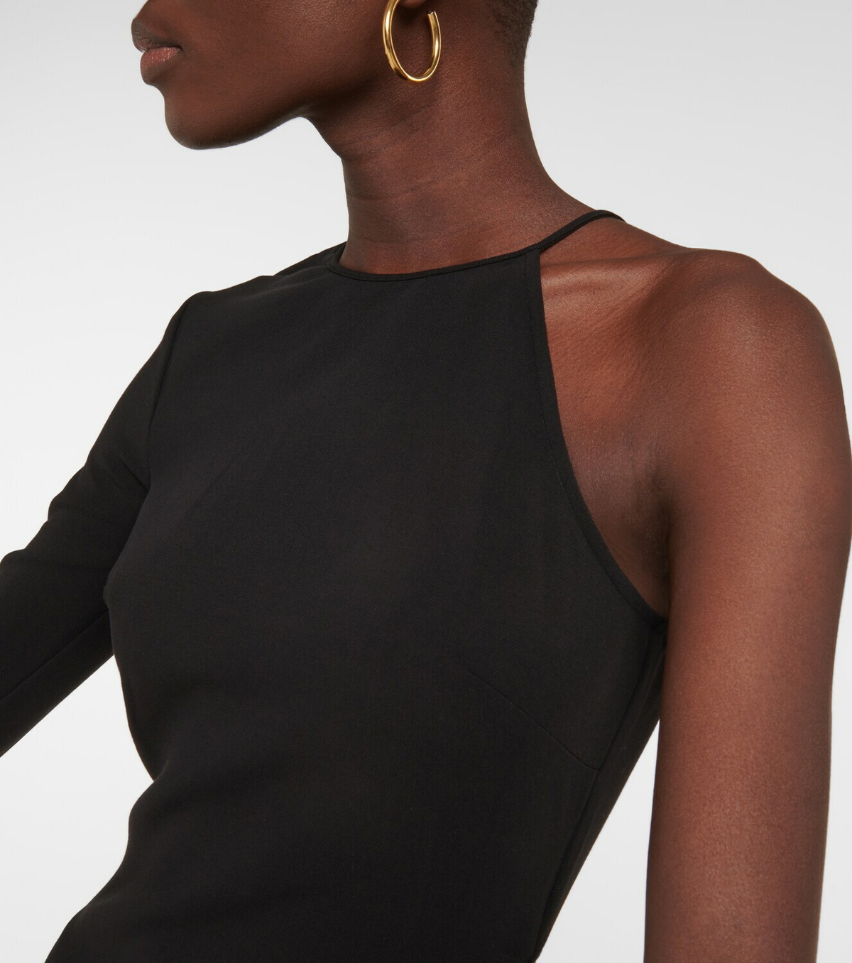 Staud - Zhuri asymmetric crêpe top