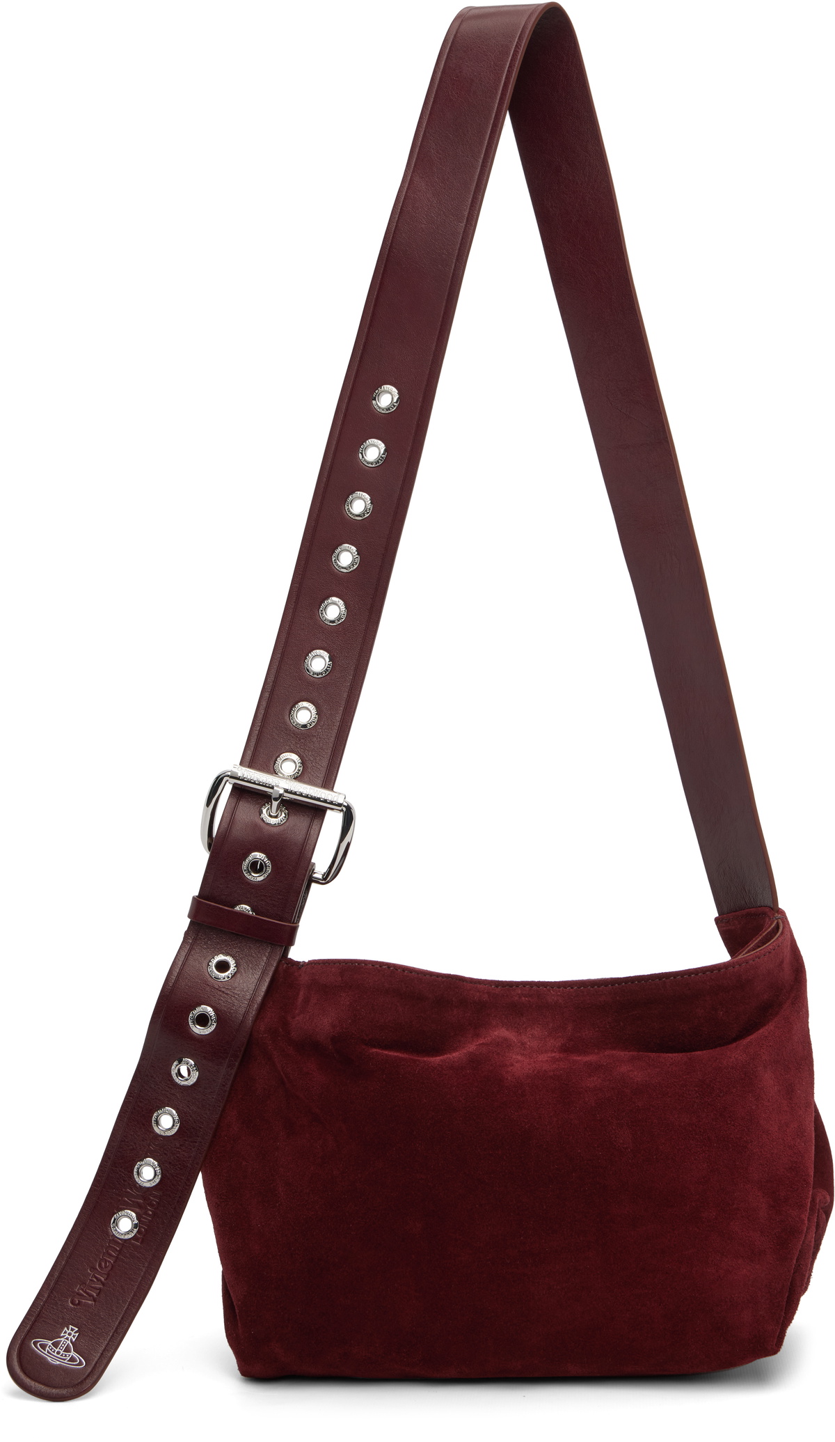 Vivienne Westwood Burgundy Maxime Small Crossbody Bag