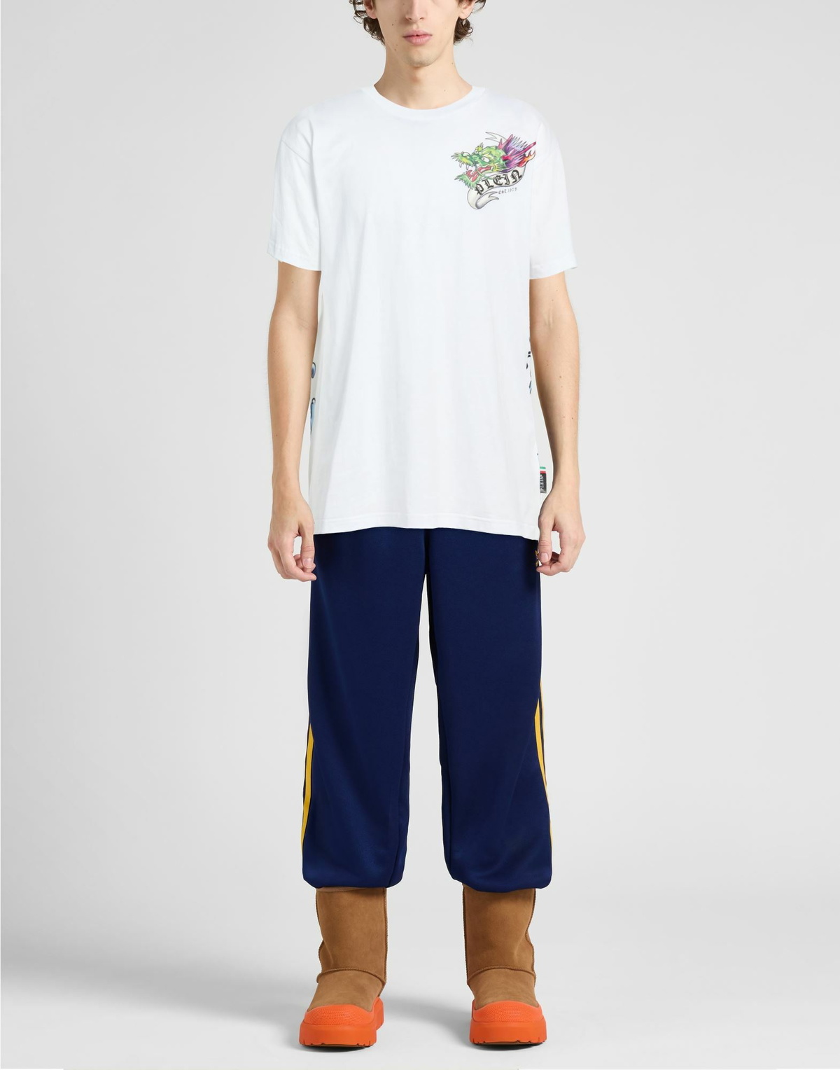 Philipp Plein Mens T-shirt in White