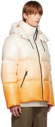 Mackage White & Orange Kent Ombré Down Jacket