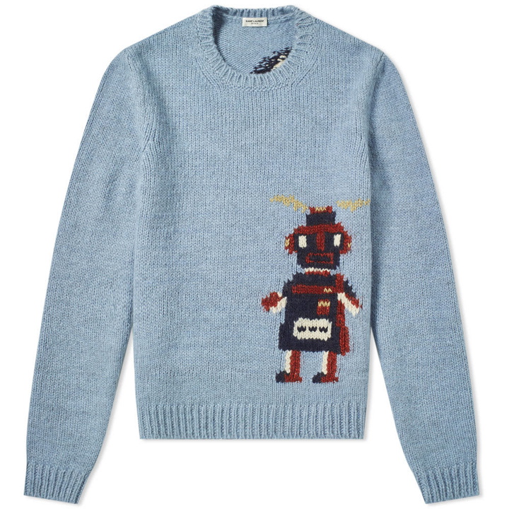 Photo: Saint Laurent Robot Crew Knit