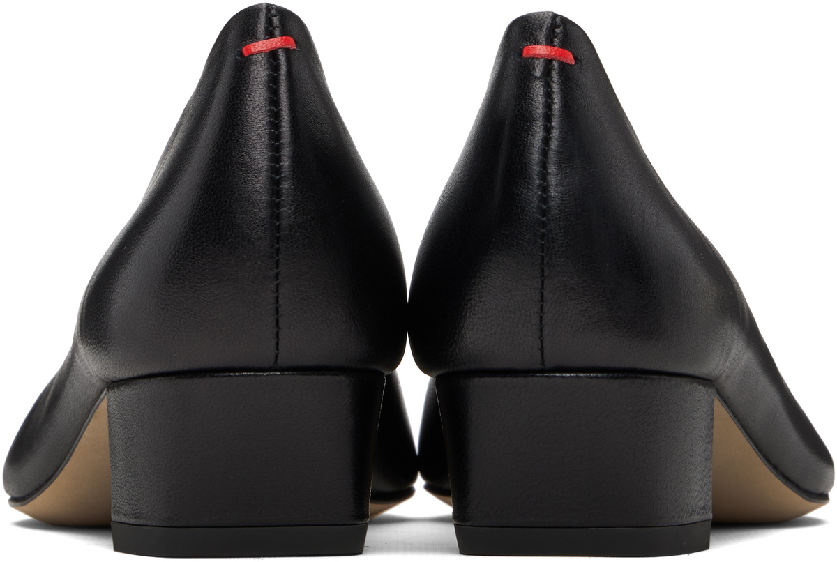 Aeyde Black Helia Low-Cut Heels