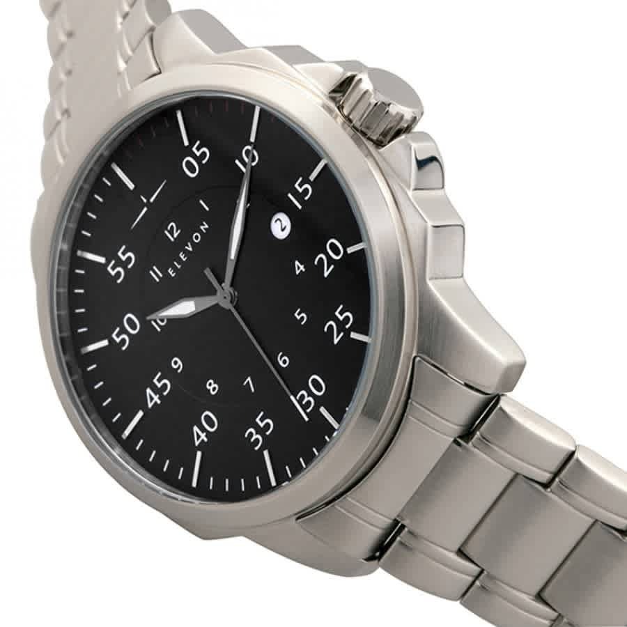Elevon Hughes Black Dial Mens Watch ELE100-2