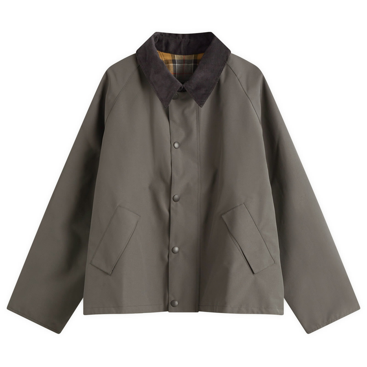 ジャケット・アウター Barbour x MARKAWARE TRANSPORT, Grey 1 Barbour Men's OS Reversible Transporter Jacket in Ashpalt
