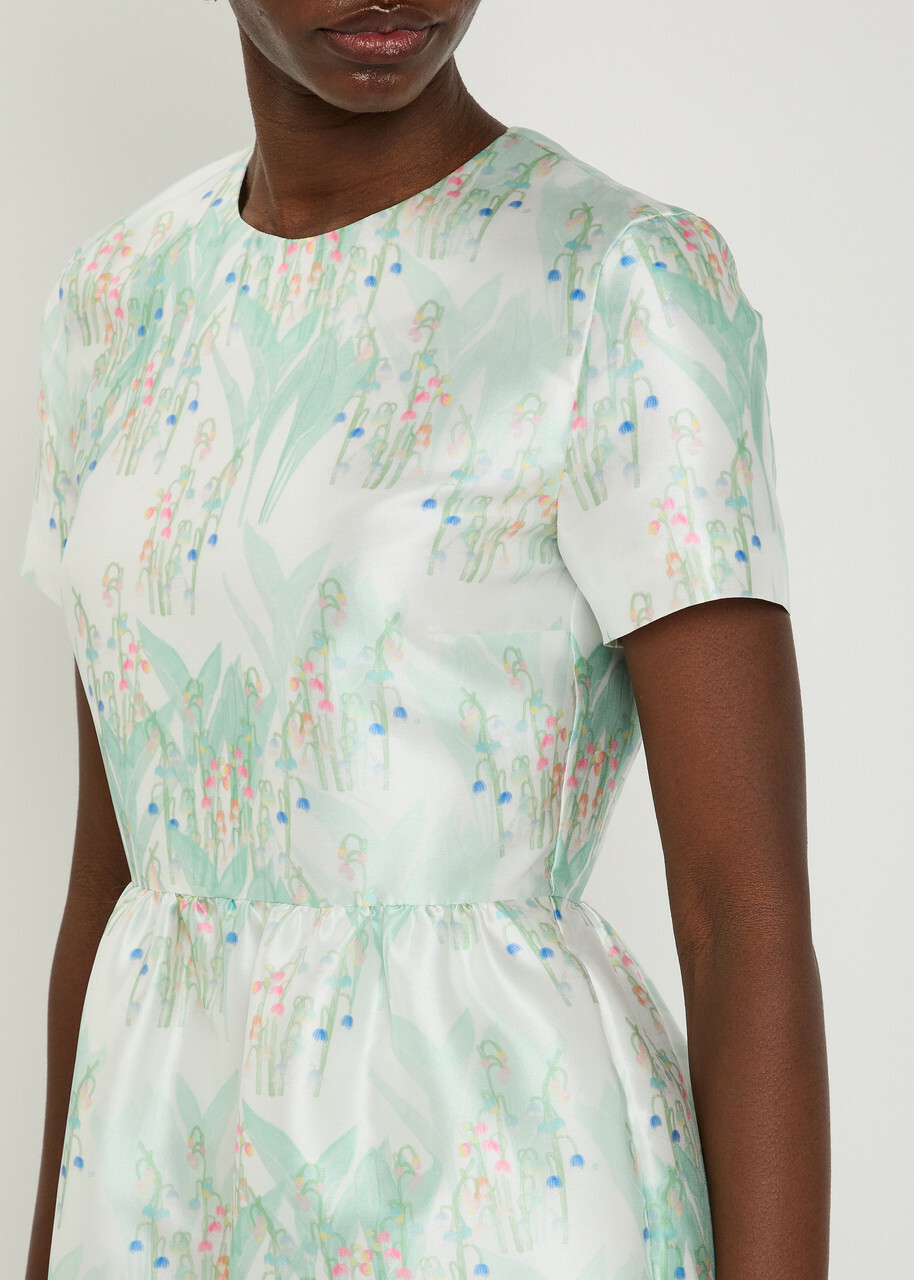 Bernadette Lexi Printed Satin Maxi Dress Multicoloured
