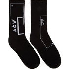 A-Cold-Wall* Black Classic Logo Socks