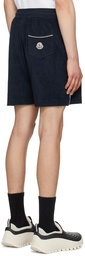 Moncler Navy Drawstring Shorts