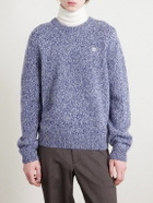CELINE - Wool and Cashmere-Blend Sweater - Blue