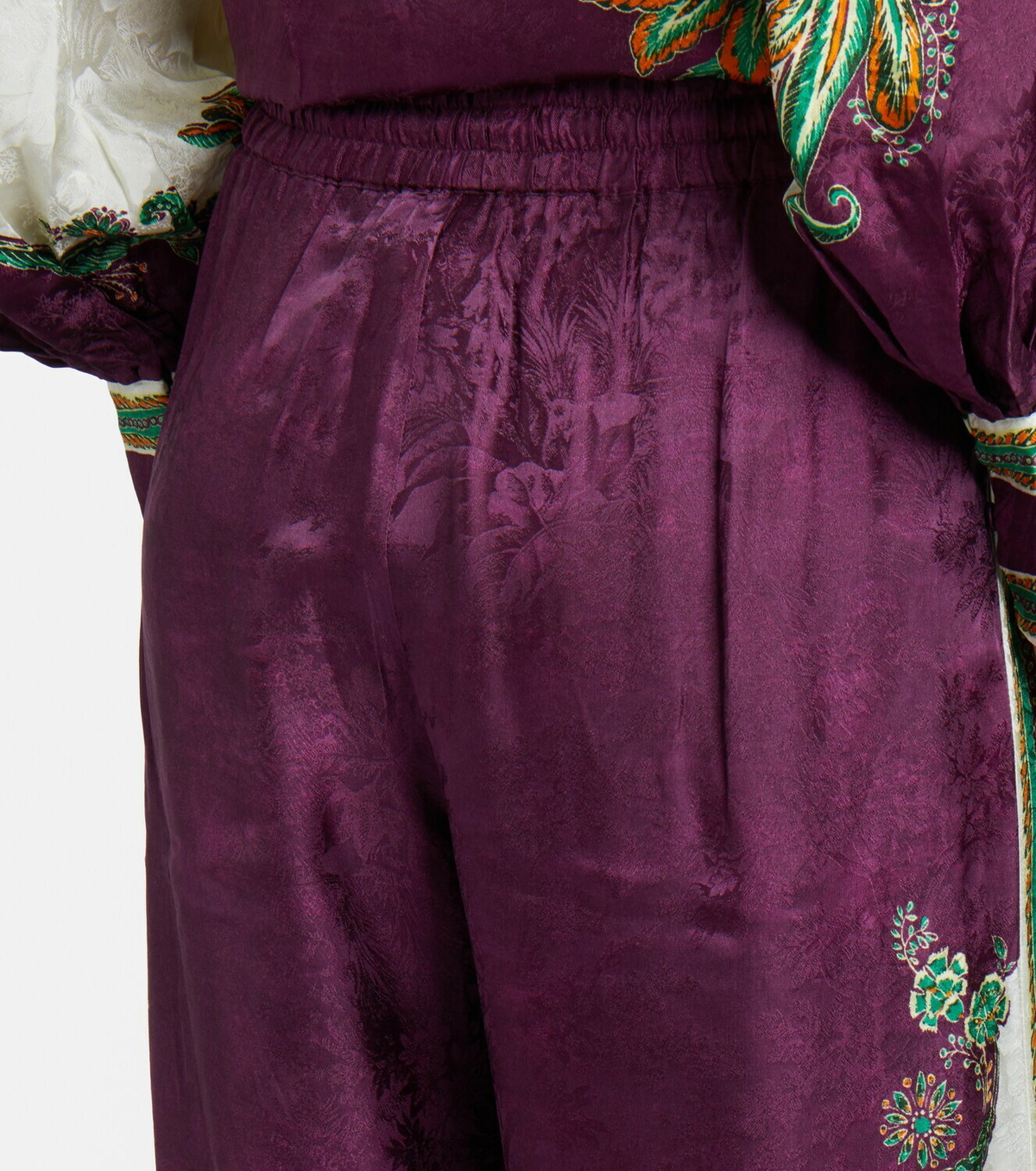 Alémais Ruthie printed wide-leg pants