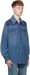 Maison Margiela Blue Denim Shirt