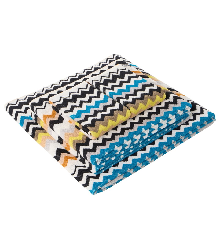 Photo: Missoni Best set of 5 zigzag cotton terry towels