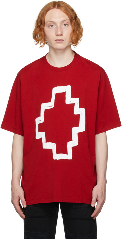 Photo: Marcelo Burlon County of Milan Red Cross Print T-Shirt