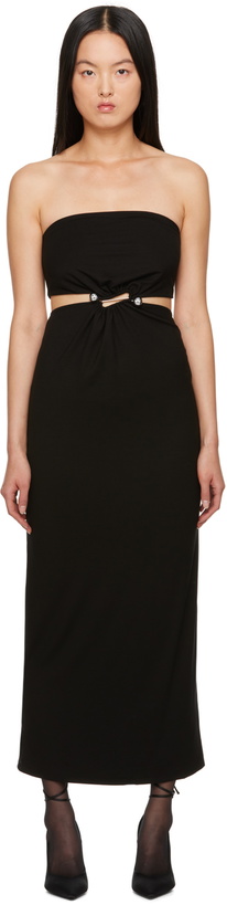 Photo: Reformation Black Amaia Midi Dress