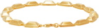Dear Letterman SSENSE Exclusive Gold 'The Jari' Bracelet