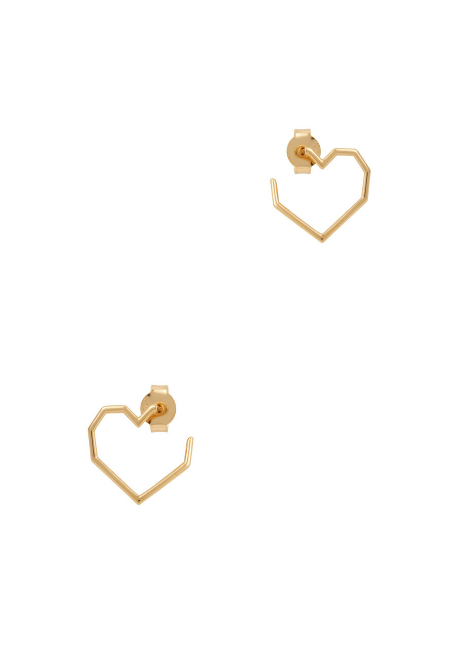 【ALIITA】Deco Rombo Mini 9kt gold tourmaline 関税送料込 Deco Rombo Mini 9kt gold earrings with tourmaline in gold