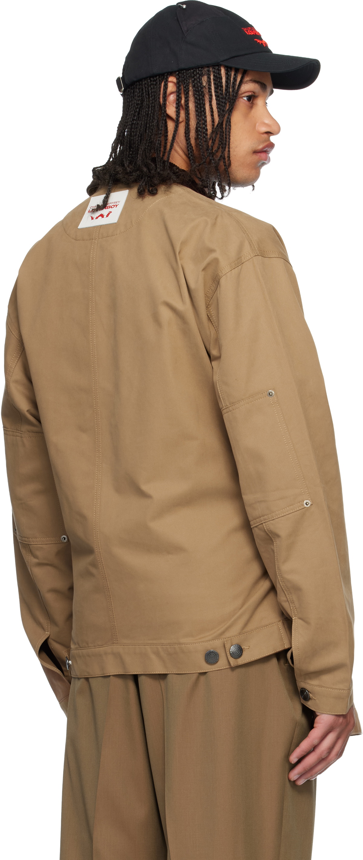 Charles Jeffrey LOVERBOY Tan Hug Jacket