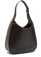Stella Mccartney Logo Large Faux Leather Hobo bag - Dark Chocolate - One Size