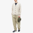 Norse Projects Men's Adam Merino Lambswool Cardigan in Oatmeal