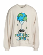 Msgm Mens Sweatshirt in Off white