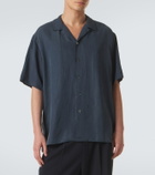 A.Presse Vintage silk and linen shirt