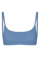 Skims Stretch-jersey Scoop Bralette Navy