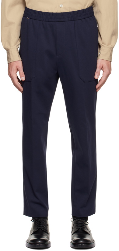 Photo: Boss Navy C-Perin-J-Patch-223 Trousers
