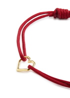 Aliita Mini Corazon Cord Bracelet - Red - One Size