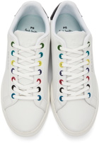 PS by Paul Smith White & Multicolor Rex Low Sneakers