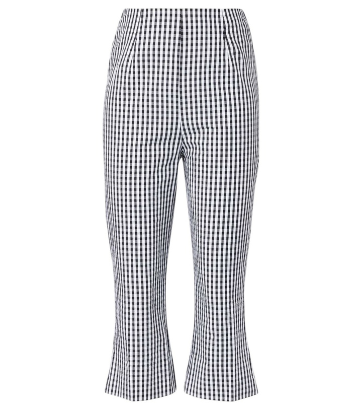 Photo: Faithfull Gingham cotton poplin capri pants