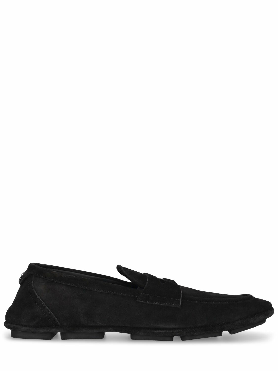 Photo: DOLCE & GABBANA Dg Driver Suede Loafers