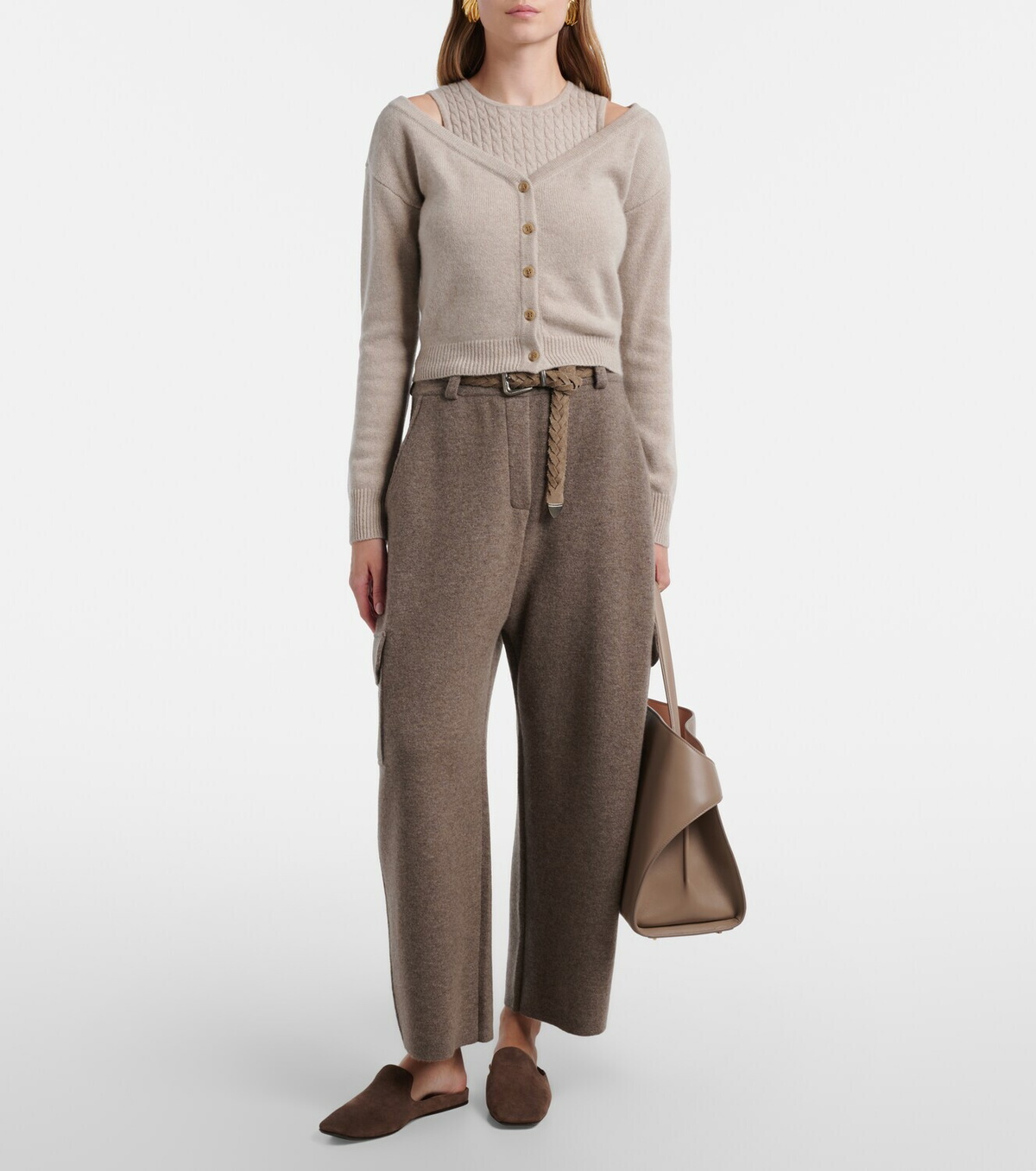 Lisa Yang Iora cable-knit cashmere tank top